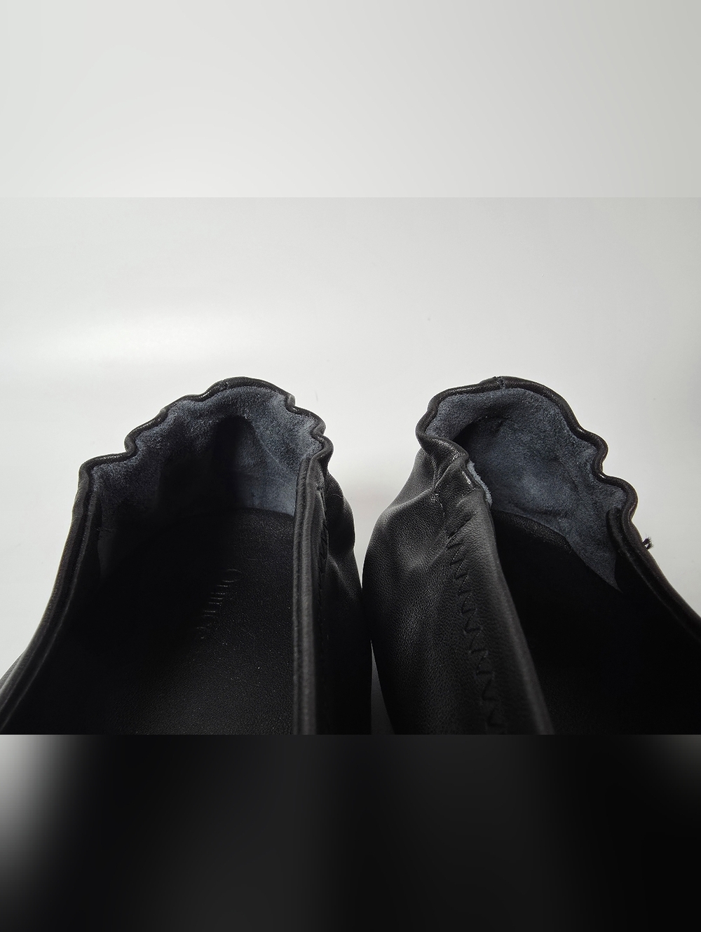 Quince Italian Leather On-The-Go Black Ballet Flat Woman's Size 10 - Picture 9 of 13